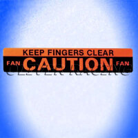 AUFKLEBER FAN CAUTION FAN US