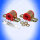 Stabilisatorgummi Paar 19 mm Stabidurchmesser rot Universal Polyurethan