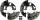 ANKERPLATTE HINTERACHSE 2 TEILIG PAAR Abschirmblech Ankerplatte Bremse Chevrolet Apache Suburban Tahoe Express GMC Yukon Sierra