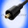 ZÜNDKABELSATZ KERAMIK 90° Kerzenstecker schwarz Universal 500 Ohm 1200°F Hitzeb.