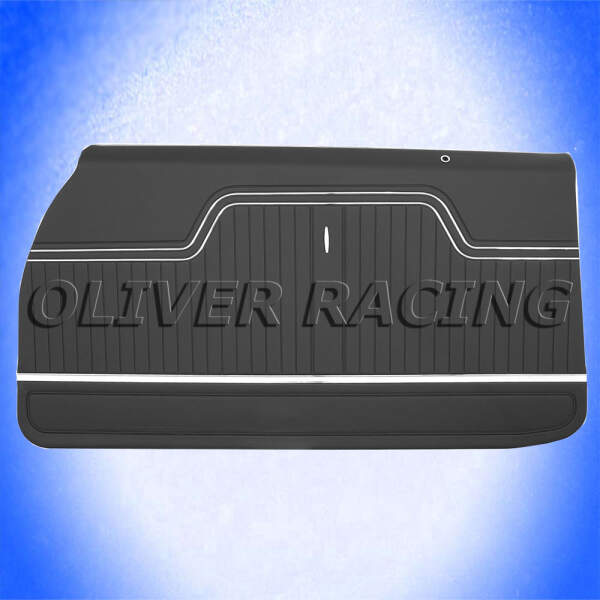 Türverkleidung komplett Links/Rechts Chevelle Coupe Cabrio vorne schwarz 70 71 72 Türpappe Door panel