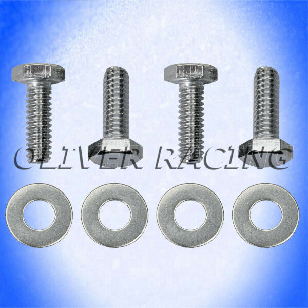 Ventildeckelschrauben 3/4" länge 1/4 in.-20 Zoll Set verchromt 6.35 mm 6,35