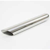 Endrohr Edelstahl poliert 56 cm lang/ 3,5" Auslass/...