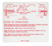 DECAL Buick Wagenheber