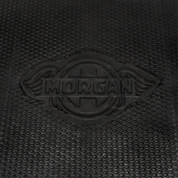 Accessory Floor Mat - made of high quality black rubber with molded original emblem.  Also designed to be sewn into new carpets.  12"X17", Each