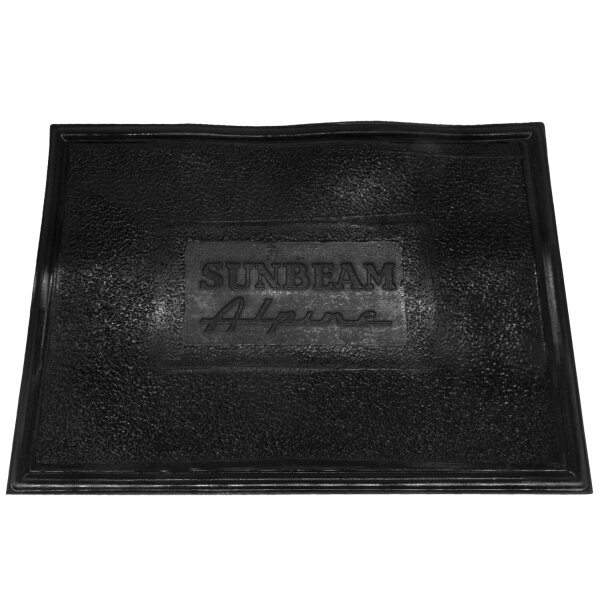 Accessory Floor Mat - made of high quality black rubber with molded original emblem.  Also designed to be sewn into new carpets.  12"X17", Each