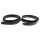 Wing Vent Auxiliary Weatherstrip for 2 Door Hardtop.  38" Long.  Pair