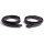 Wing-vent auxiliary weatherstrip. Fits 2-door sedans. Glue-on part that seals the wing-vent frame to the A-pillar. 38-1/2 in. long. Pair.