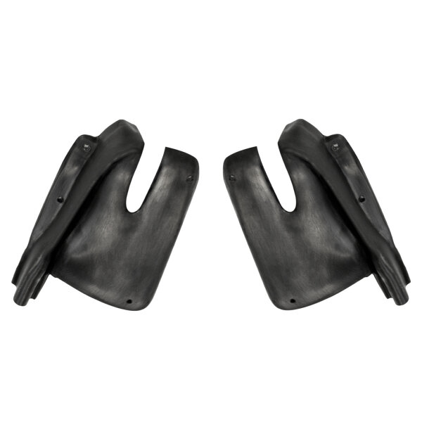 Door end-cap filler seals. Fits 71-72 Dodge B-body 2-door hardtop and coupe models. Made of durable EPDM rubber, formulated to protect against the elements. Features galvanized steel cores with proper mounting placement. Replaces OEM#s 3581896/7. Pair.