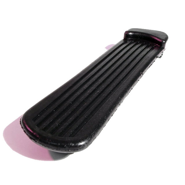 Accelerator Pedal Pad.  Made with steel core and hinge loops.  2-1/4" X 8-5/8".  Black.  Each