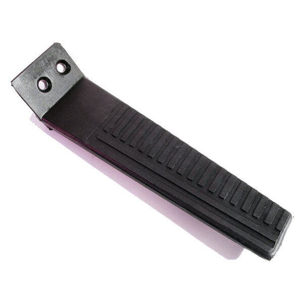 Accelerator Pedal Pad.  Made with steel core and hinged rubber base.  2-1/2" X 8-5/8", hinge 1-1/2".  Black.  Each