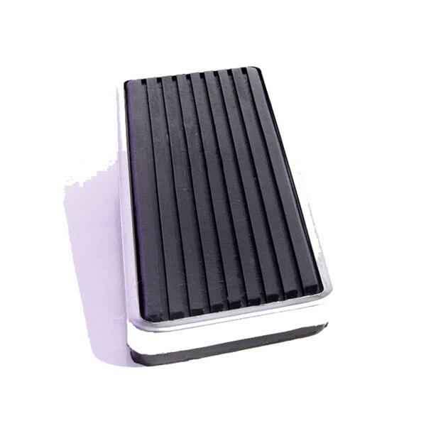 Accelerator Pedal Pad, chrome trim included.  One piece, ready to bolt on.  2-1/8" X 5-7/8".  Each
