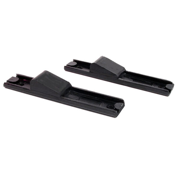 Fender Skirt Lower Latch Bumper.  Steel core.  Pair