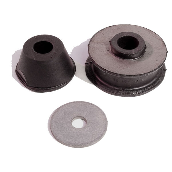 Front body cushion kit. 3-piece set with steel washer. Uses two (2) kits per truck. Replaces OEM# 3957830.