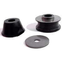 Rear body cushion kit. 3-piece set with steel washer....
