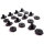 Complete Body Cushion Kit.  Includes all upper and lower body cushions.  18 pieces total.
