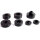 Body mount kit. 65-68 Ford Galaxie, Galaxie 500 and LTD. Complete kit replaces all upper and lower body cushions. 60-piece set.