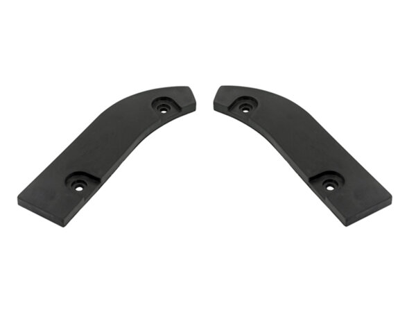 Rear bumper-to-body filler. Fits all 63-65 Plymouth A-body 2-door and 4-door hardtop, convertible and sedan. Replaces OEM#s 2243220/2243221. Pair. R&L.