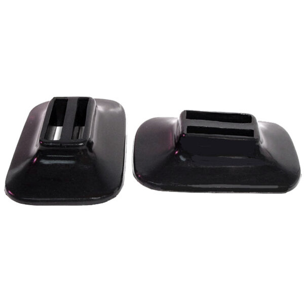 Rear Bumper Arm Grommets.  4-1/4" long X 2-7/8" wide, with 1-3/4" long inner slot.  Pair