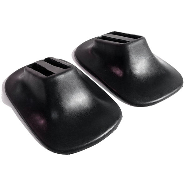 Front Bumper Arm Grommets.  4-1/4" long X 3" wide, with 1-1/2" long inner slot.  Pair
