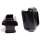 Rear Bumper Arm Grommets.  2-1/2" long X 1-3/8" wide.  Inner slot: 1-11/16" long X 13/16" wide.  Pair