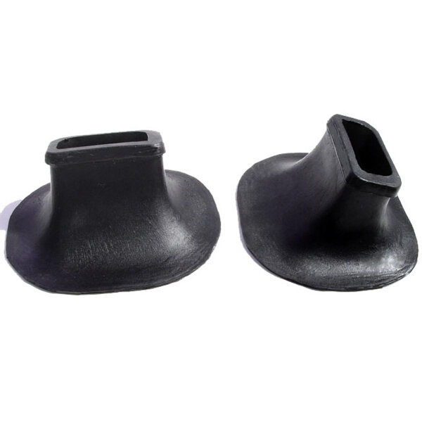 Side Mount Fender Grommets.  Four used per car.  3-5/8" wide X 4-1/4" long.  Pair