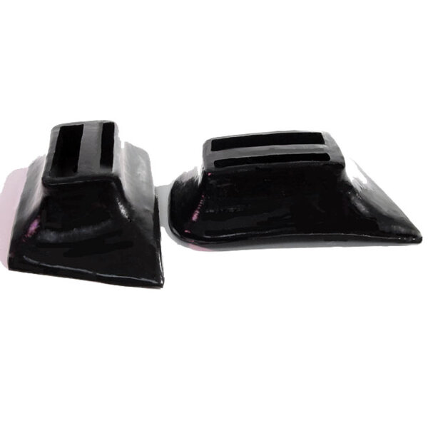 Front Bumper Arm Grommets.  2-1/8" wide X 3-3/4" long, with 1-1/2" long inner slot.  Pair