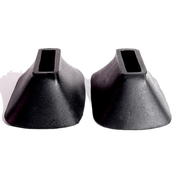 Front Bumper Arm Grommets.  2-3/8" wide X 3-7/8" long, with 1-5/8" long inner slot.  Pair