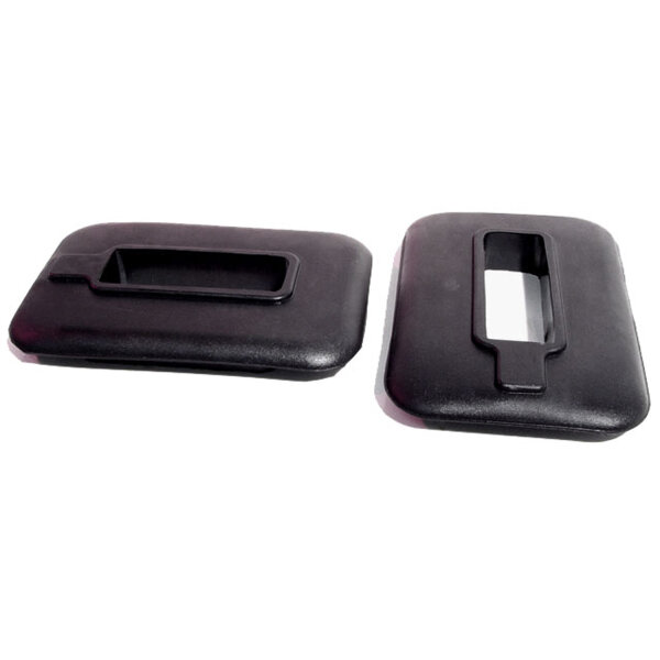 Front and Rear Bumper Arm Grommets.  2-1/2" wide X 3-3/4" long with 1-3/4" long inner slot.  Pair