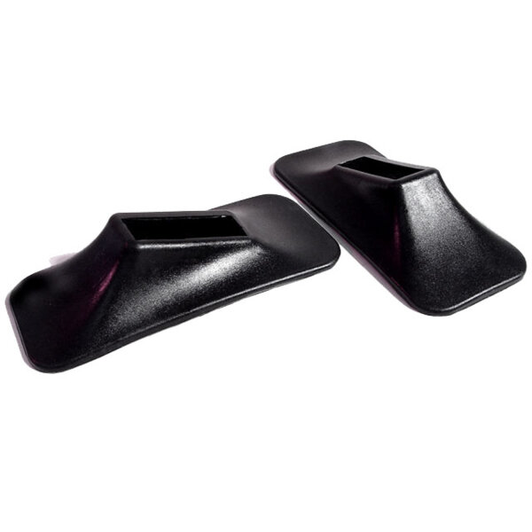 Front Bumper Arm Grommets.  2" wide X 4-1/2" long, with 1-3/4" long inner slot.  Pair