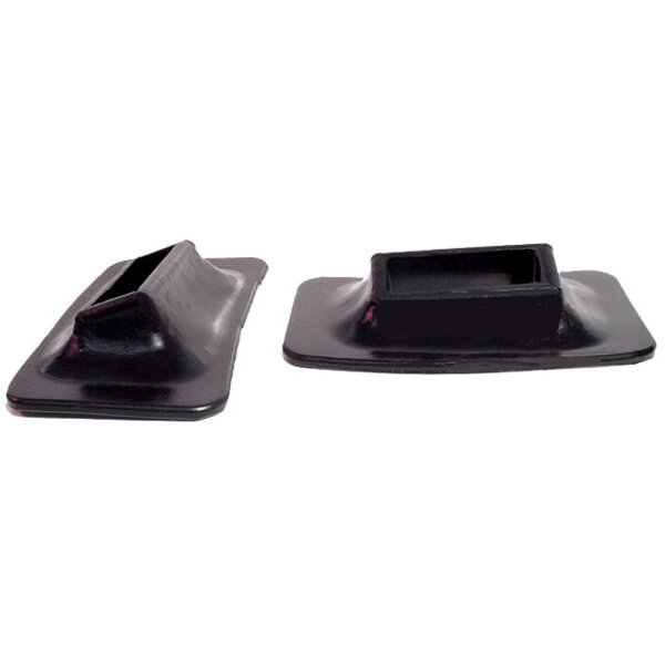 Front Bumper Arm Grommets.  4" wide X 2-1/4" long, with 1/2" wide inner slot.  Pair