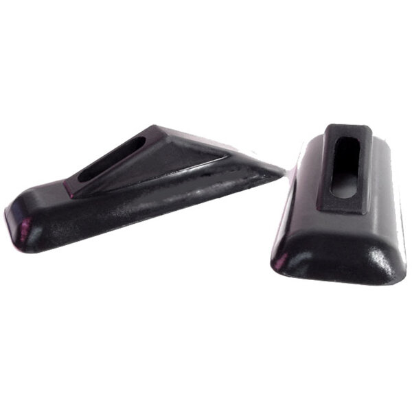 Front Bumper Arm Grommets.  2-1/8" wide X 5-3/8" long, with 1-3/4" long inner slot.  Pair