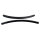 Bumper Bar Hole Trim Rubber.  A must for detail.  2 pieces, 8" long.  Pair