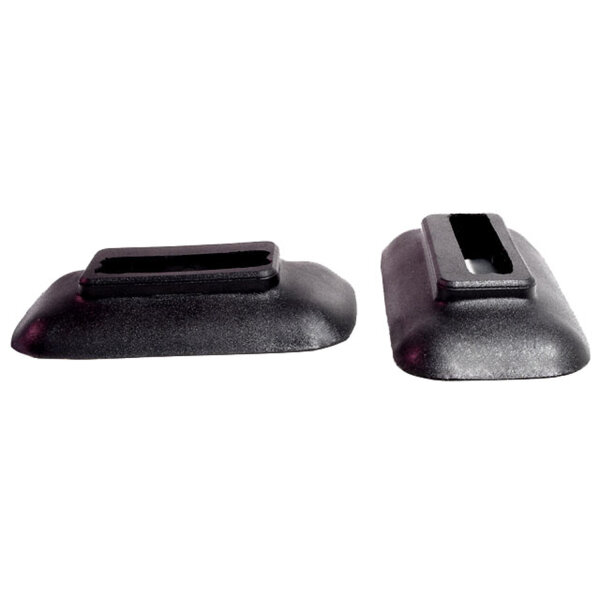 Rear Bumper Arm Grommets.  Check original against image.  2-1/8" wide X 3-3/4" long, with 1-7/8" long inner slot.  Pair