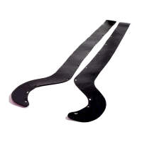 Rear Bumper to Body Filler Seal.  37" long.  Pair