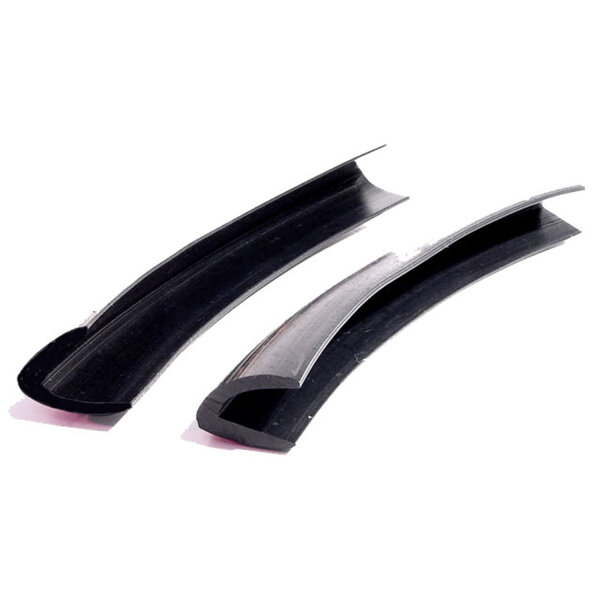 Front Bumper Guards.  Anti-rattle rubber.  Each piece 5-1/2" long.  Pair
