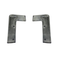 Rear bumper to side body seals. Fits 70-72 Chevrolet...