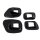 Front and Rear Bumper Arm Grommets (for Passenger models).  Front: 5" W X 7-1/8" L, with 1-7/8" long inner slot.  Rear: 3-1/2" W X 5-1/4" L with, 1-7/8" long inner slot.  4 piece set.