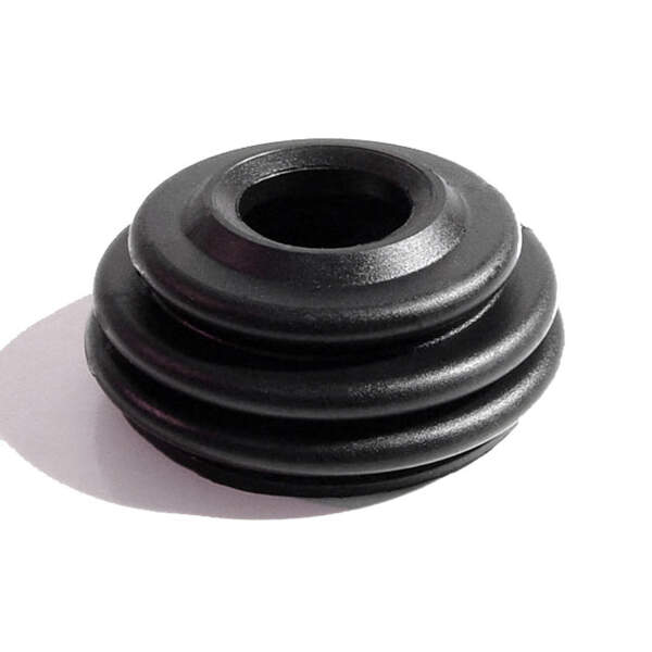 Ball Joint Grease Cap.  Made of neoprene.  2-3/8" O.D. at base, 7/8" I.D. hole at top.  Each