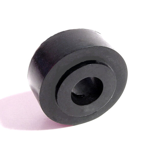Shock Absorber Grommet.  1-1/4" bottom O.D., 1" high., with 3/4" I.D.  Each