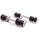 Front Stabilizer End Repair Kit.  22-piece set for two stabilizer bars.  Contains all rubber bushings, washers, bolts and nuts, enough for one front end.  Set