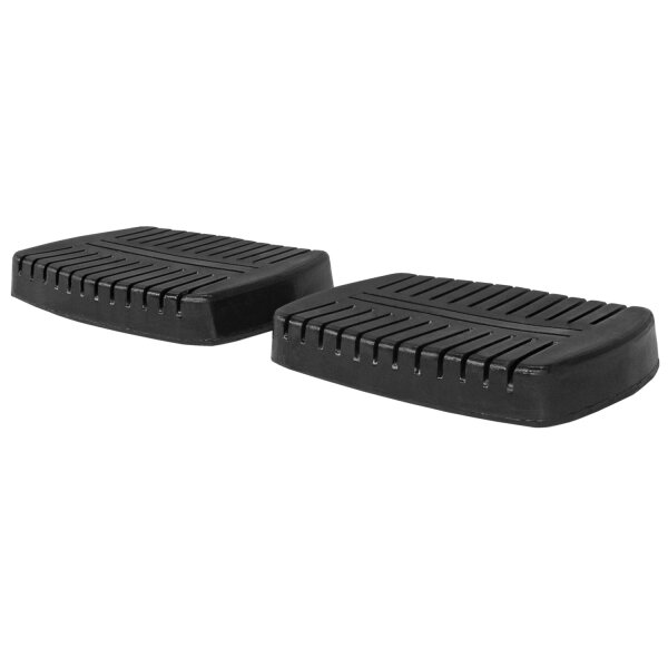Clutch and Brake Pedal Pads.  Perfect.  2-5/8" wide X 3-3/4" long.  Pair