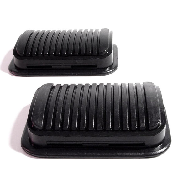 Clutch and Brake Pedal Pads.  2-3/16" long X 3-3/8" wide.  Pair