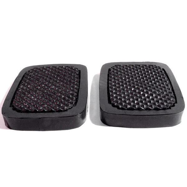 Clutch and Brake Pedal Pads.  2-3/4" wide X 3-3/4" long.  Pair