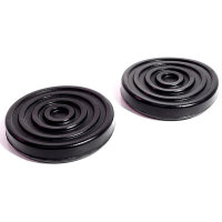 Clutch and Brake Pedal Pads.  2-5/8" Diameter.  Pair