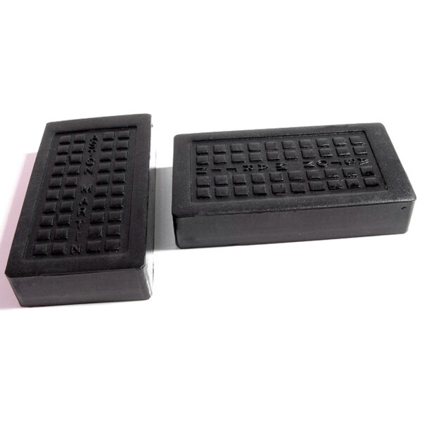 Clutch and Brake Pedal Pads.  Perfect reproduction.  1-3/4" wide X 3-1/4" long.  Pair
