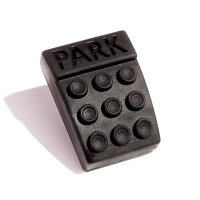 Park Brake Pedal Pad.  1-1/4" wide X 2" long....