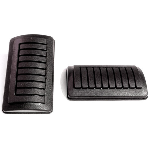 Clutch and Brake Pedal Pads.  3-3/4" wide X 2-1/4" long.  Pair