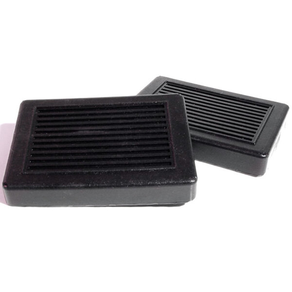 Clutch and Brake Pedal Pads.  3" wide X 3-7/8" long.  Pair
