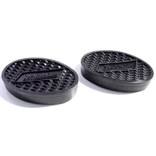Clutch and Brake Pedal Pads.  2-5/8" wide X 3-3/4" long.  Pair